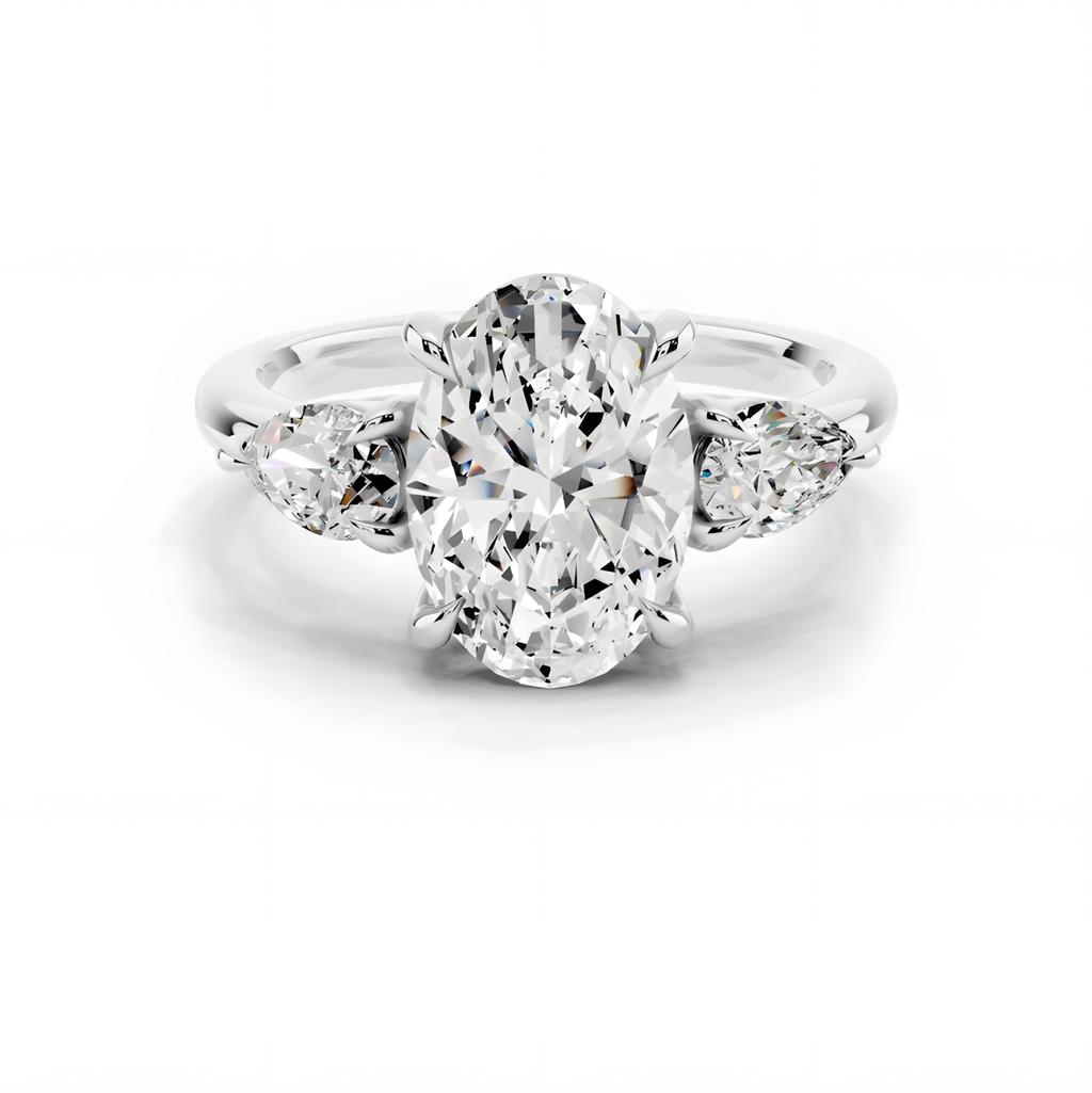 Elara Oval Trinity Ring