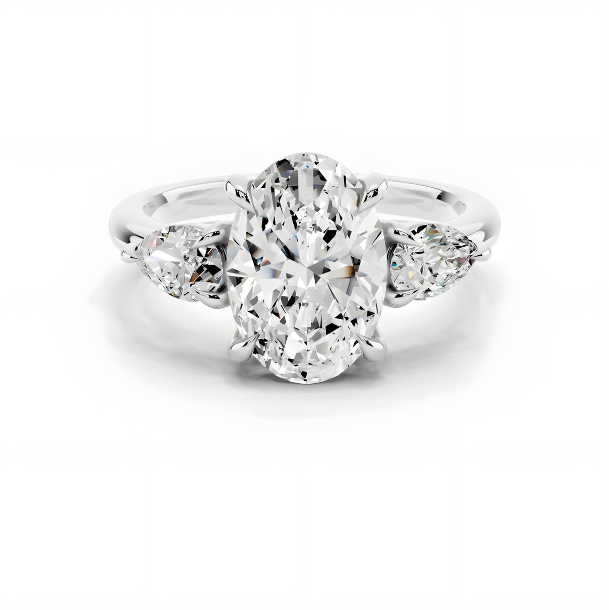 Elara Oval Trinity Ring