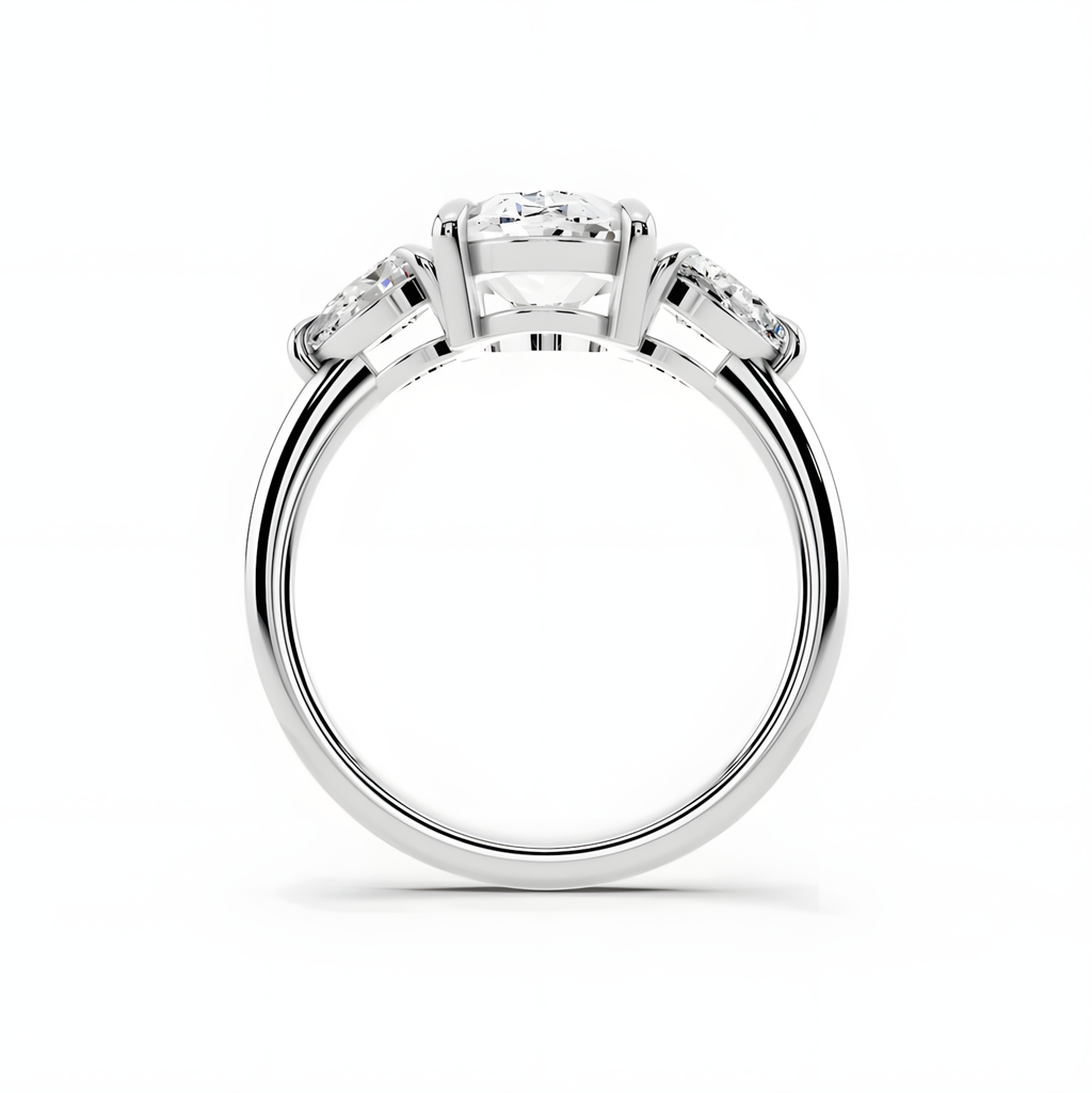 Elara Oval Trinity Ring