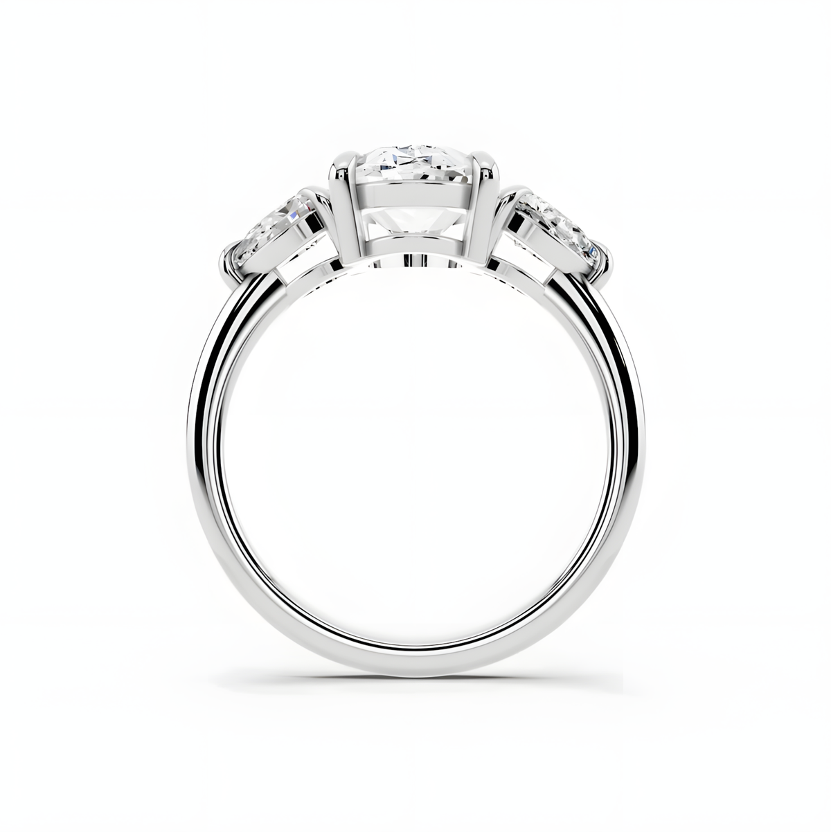 Elara Oval Trinity Ring