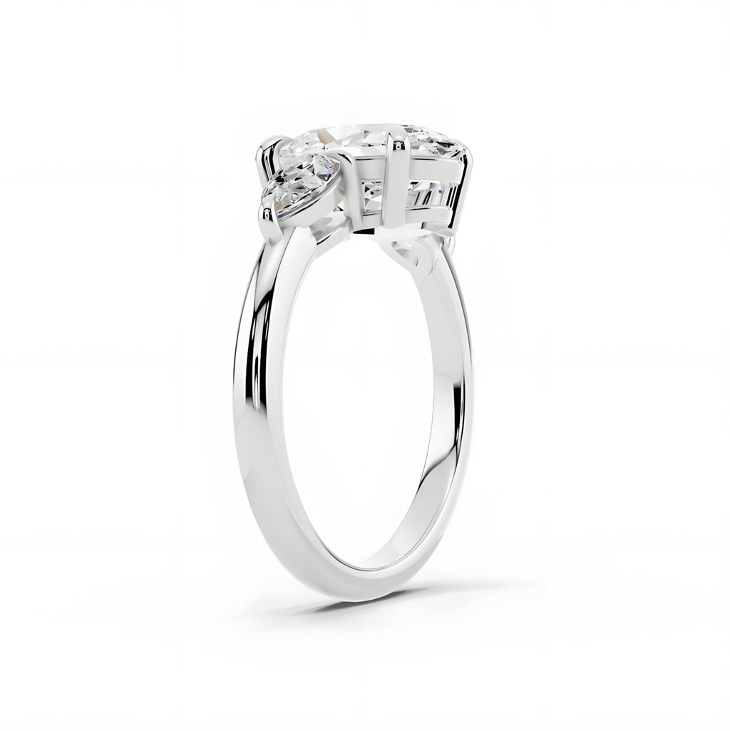 Elara Oval Trinity Ring