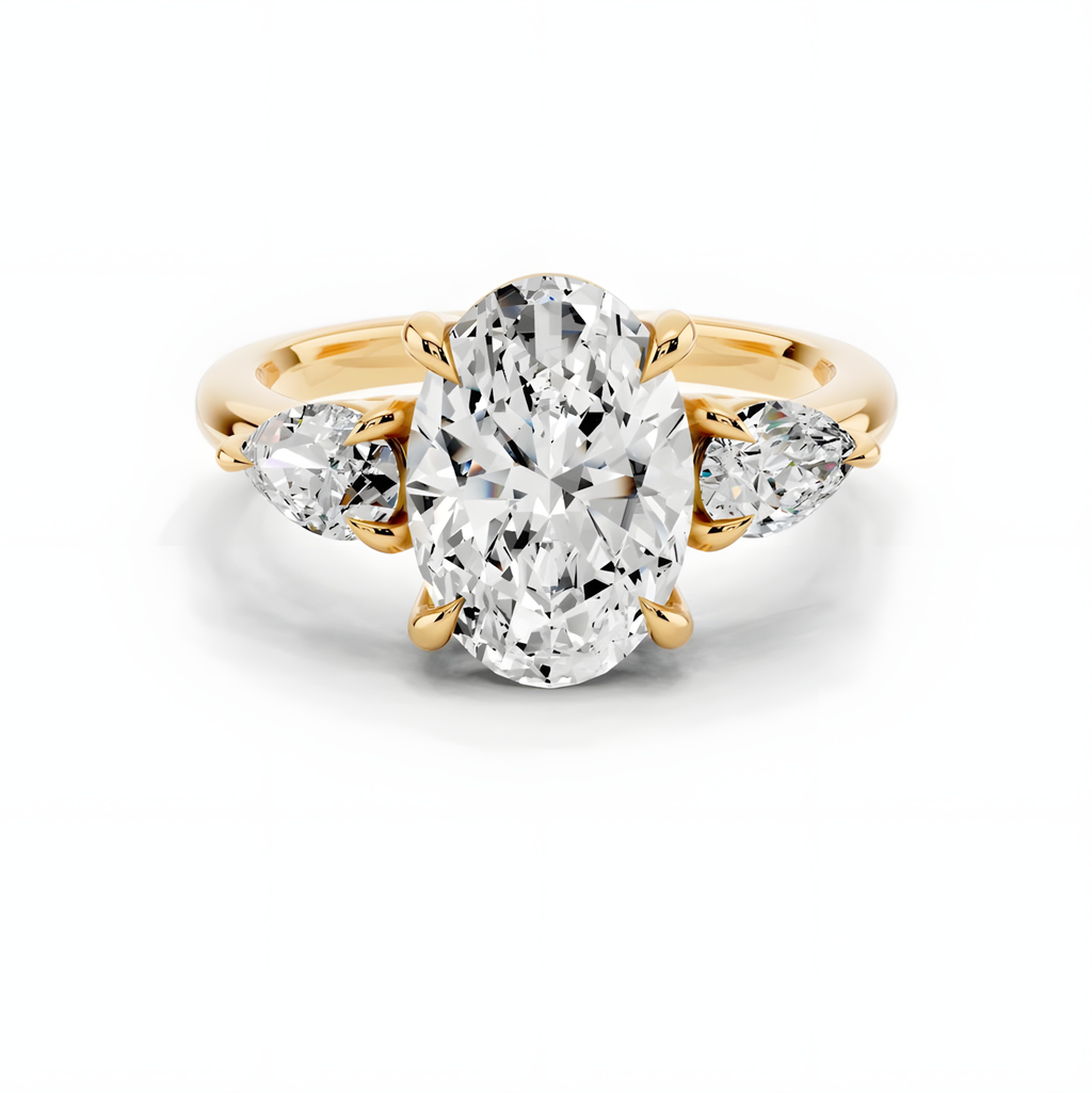 Elara Oval Trinity Ring