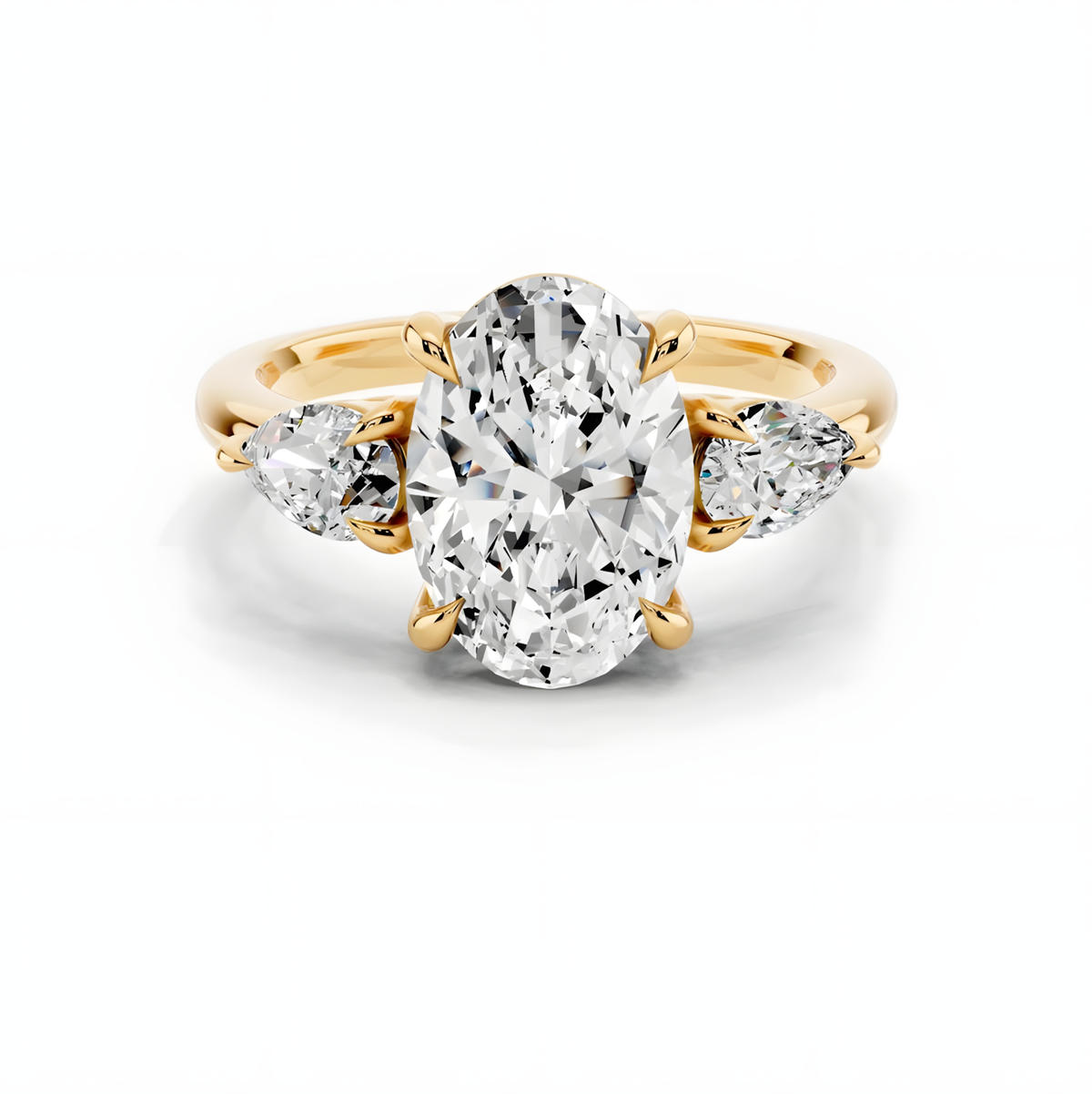 Elara Oval Trinity Ring