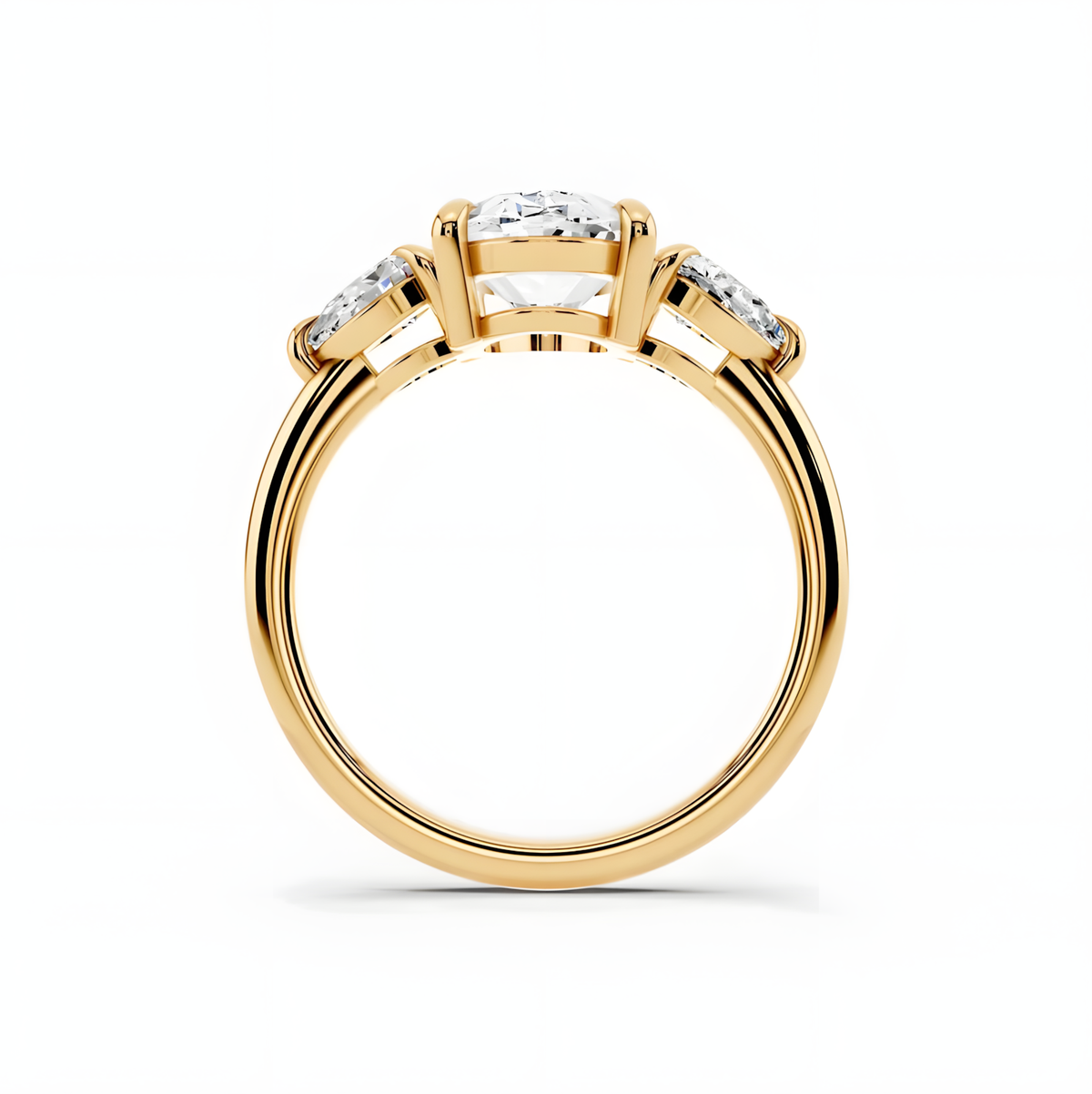 Elara Oval Trinity Ring