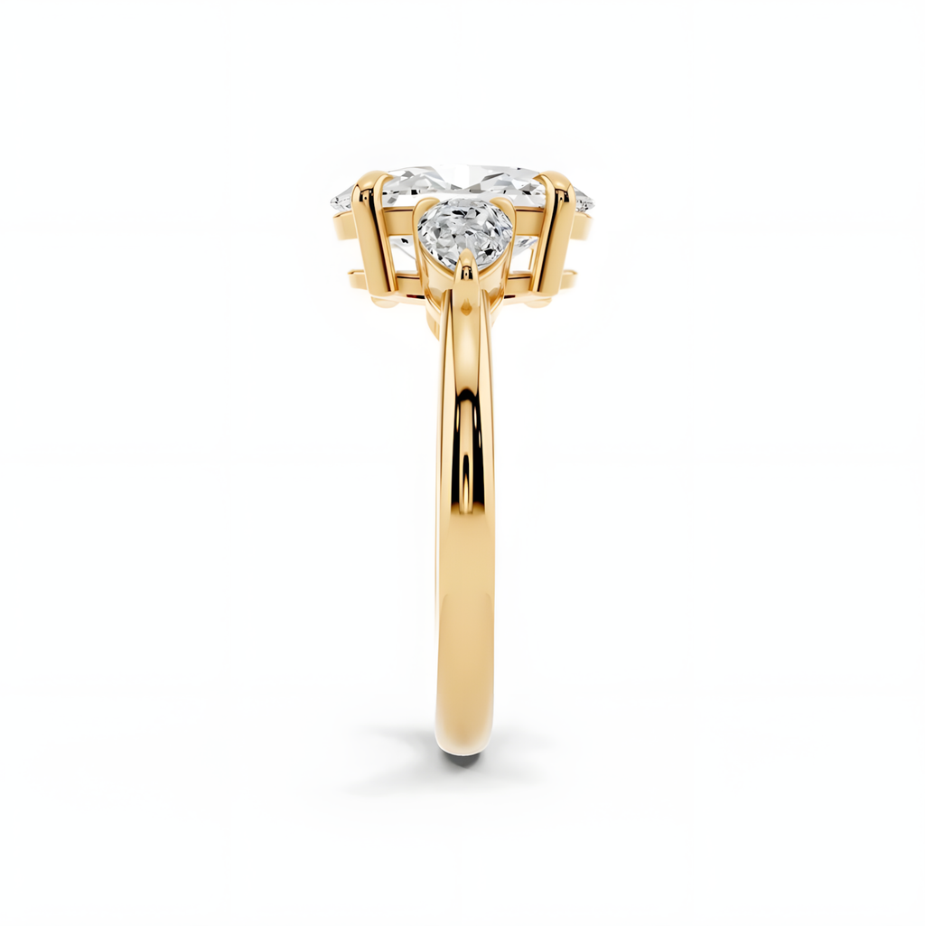 Elara Oval Trinity Ring