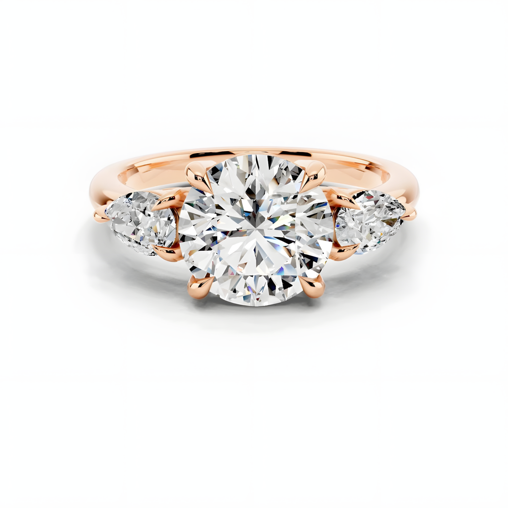 Oria Round Trinity Ring