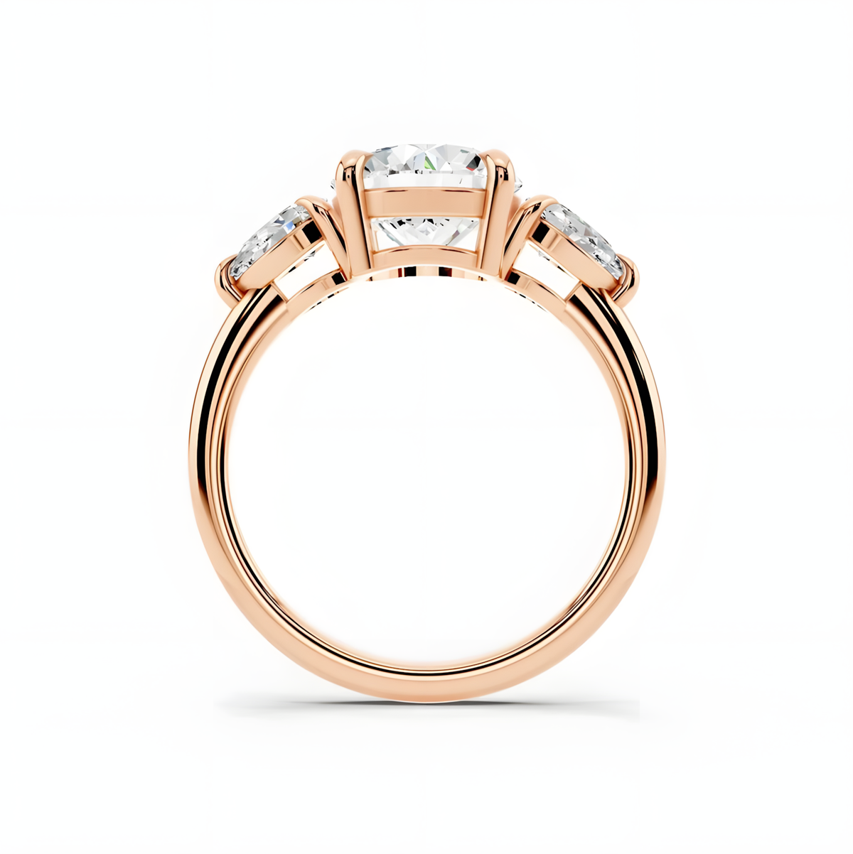 Oria Round Trinity Ring