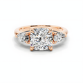 Solara Cushion Trinity Ring