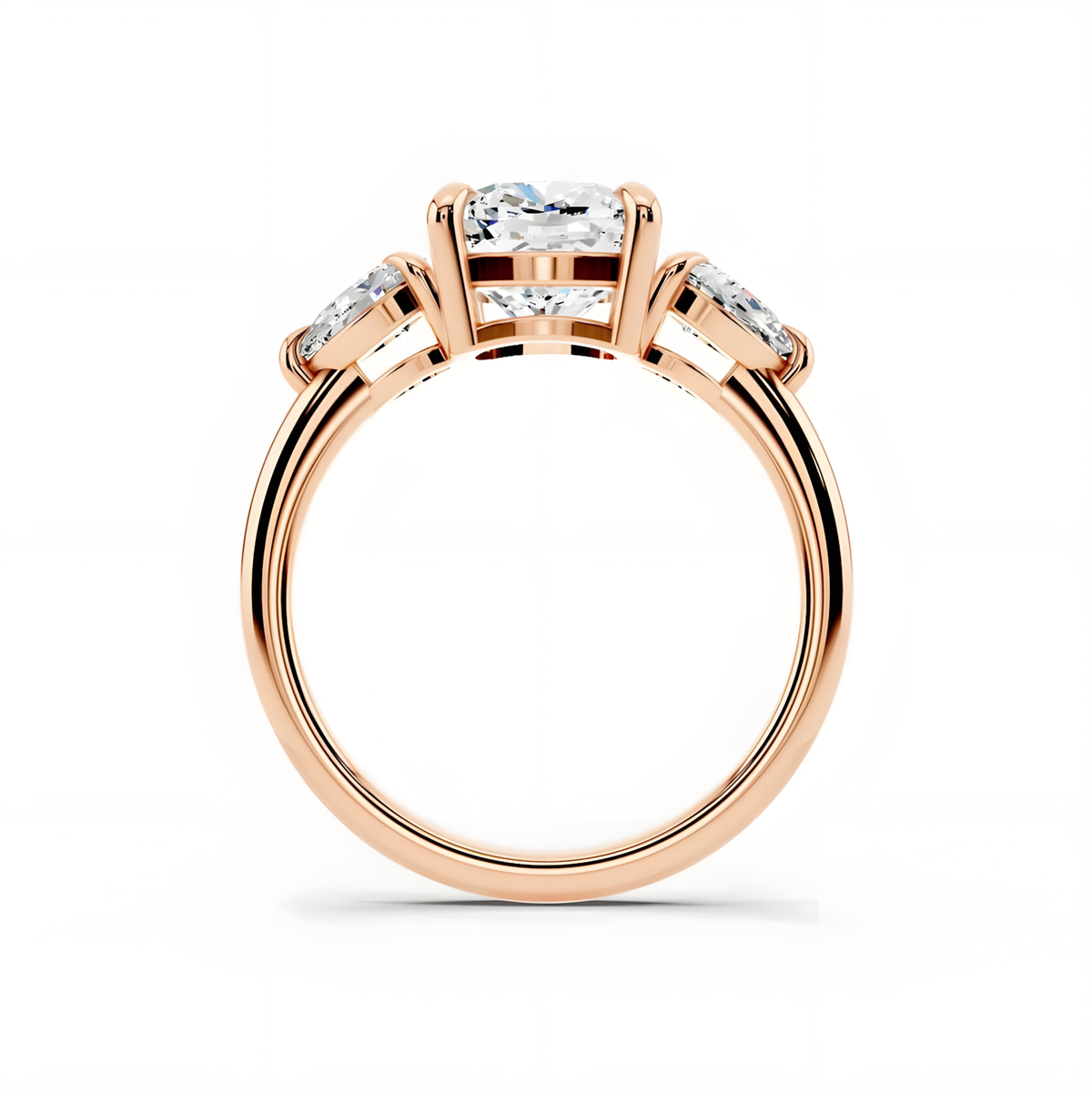 Solara Cushion Trinity Ring