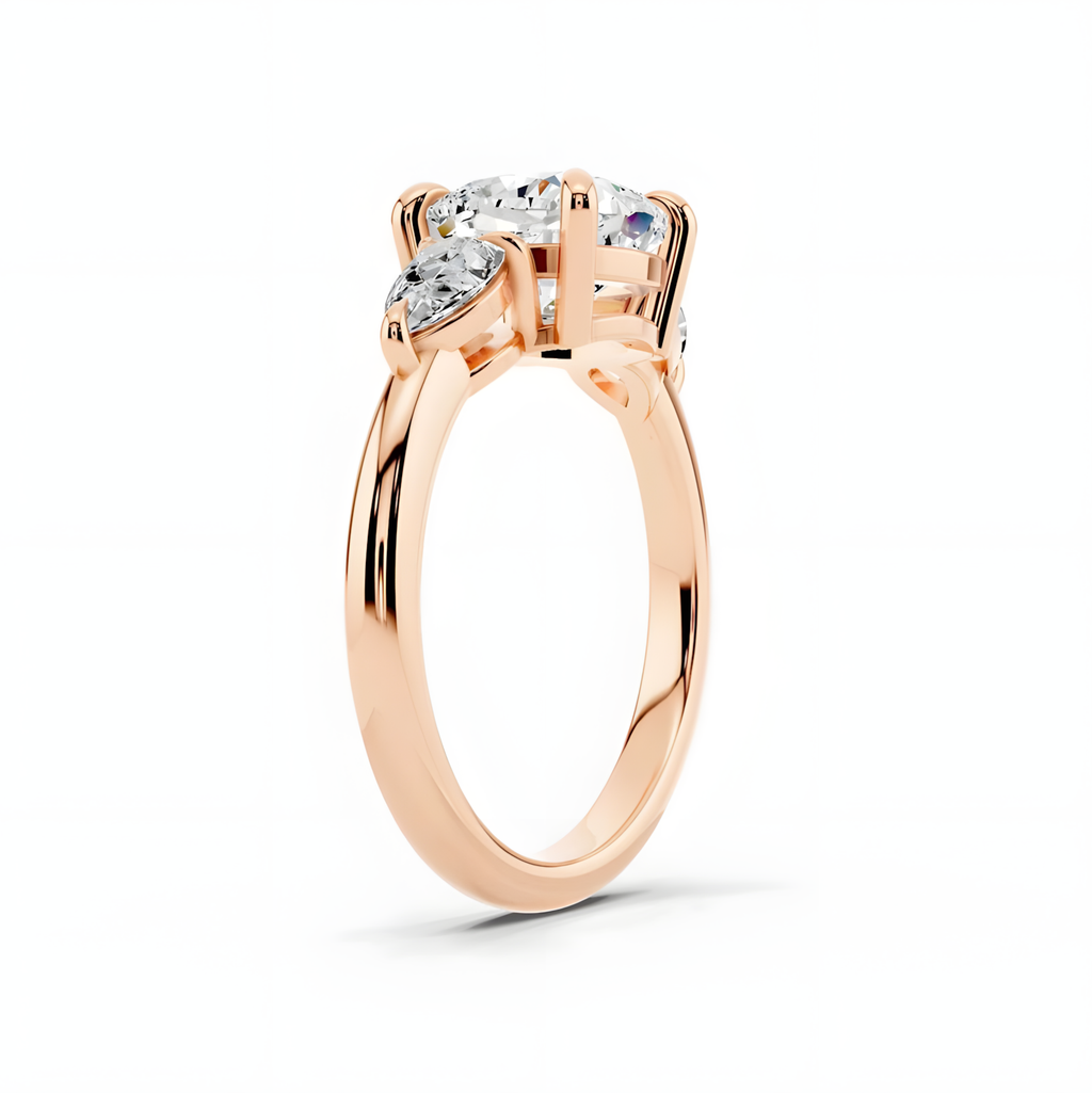 Solara Cushion Trinity Ring