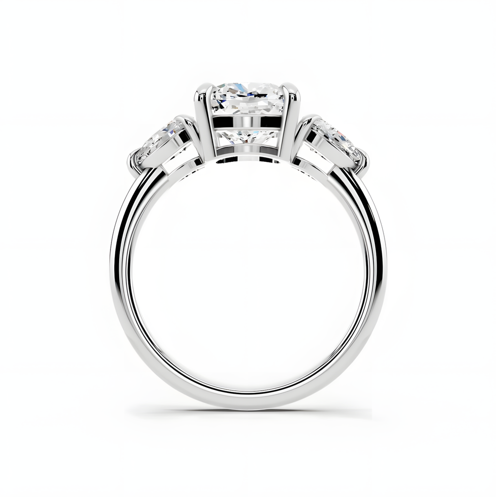 Solara Cushion Trinity Ring