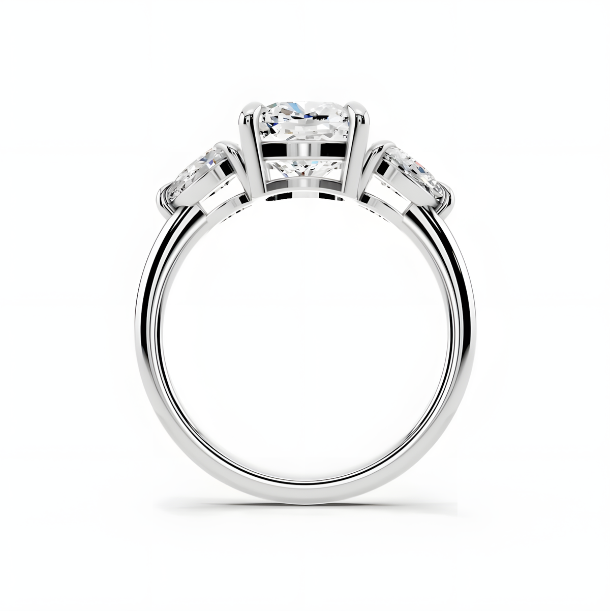 Solara Cushion Trinity Ring