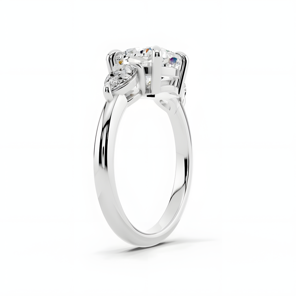 Solara Cushion Trinity Ring