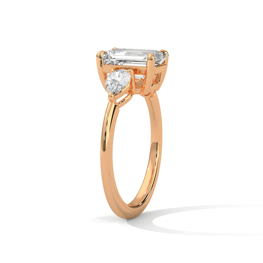 Veyra Emerald Trinity Ring