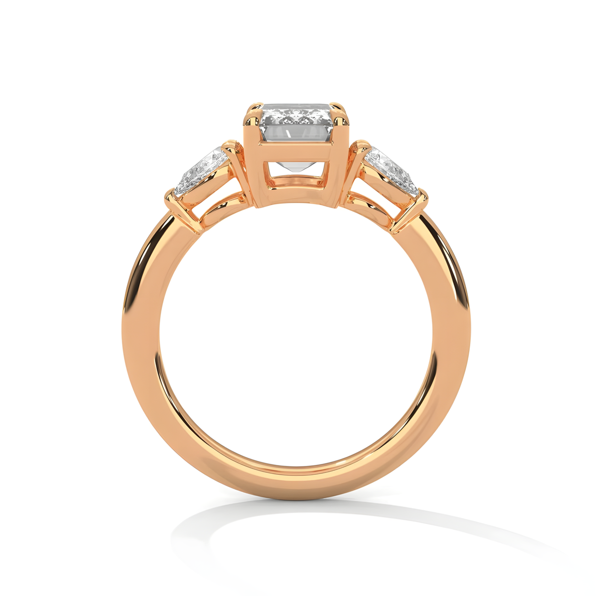 Veyra Emerald Trinity Ring