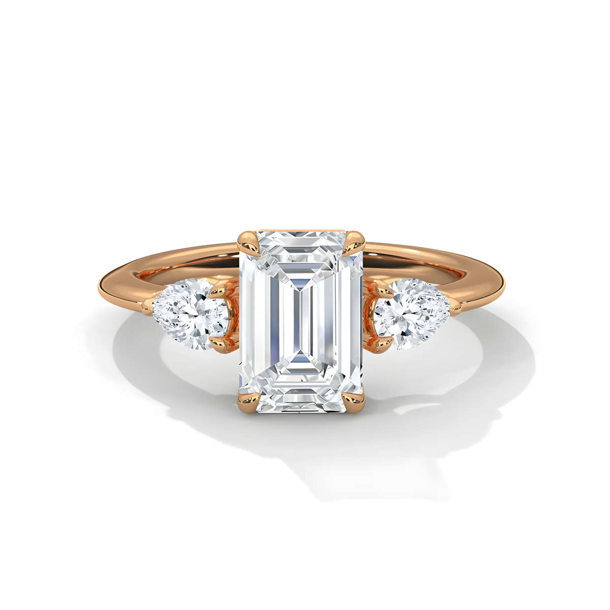 Veyra Emerald Trinity Ring