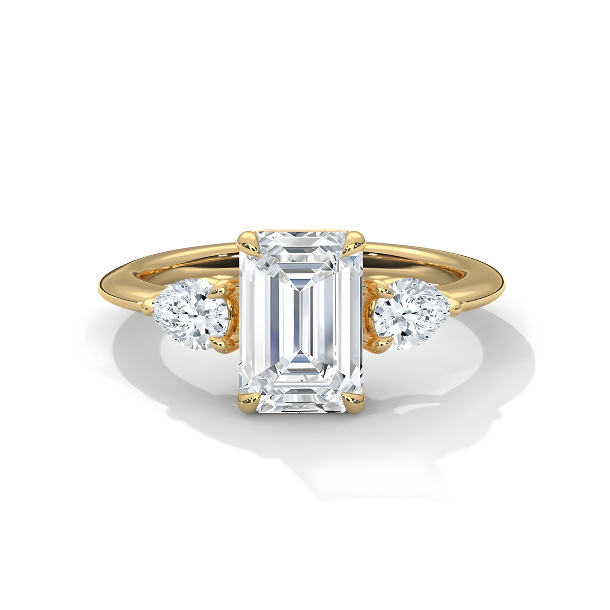 Veyra Emerald Trinity Ring