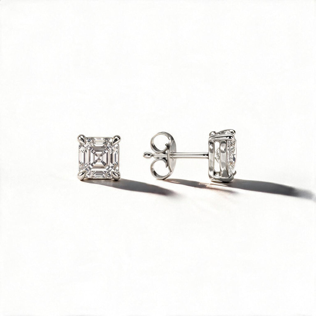 Avera Asscher Studs