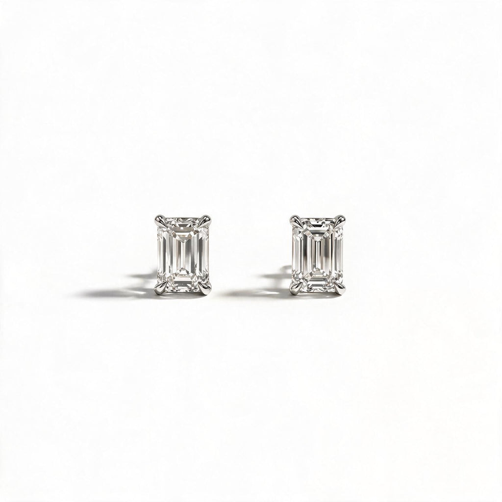 Veyra Emerald Studs