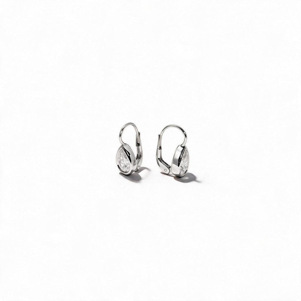 Elara Pear Bezel Drops