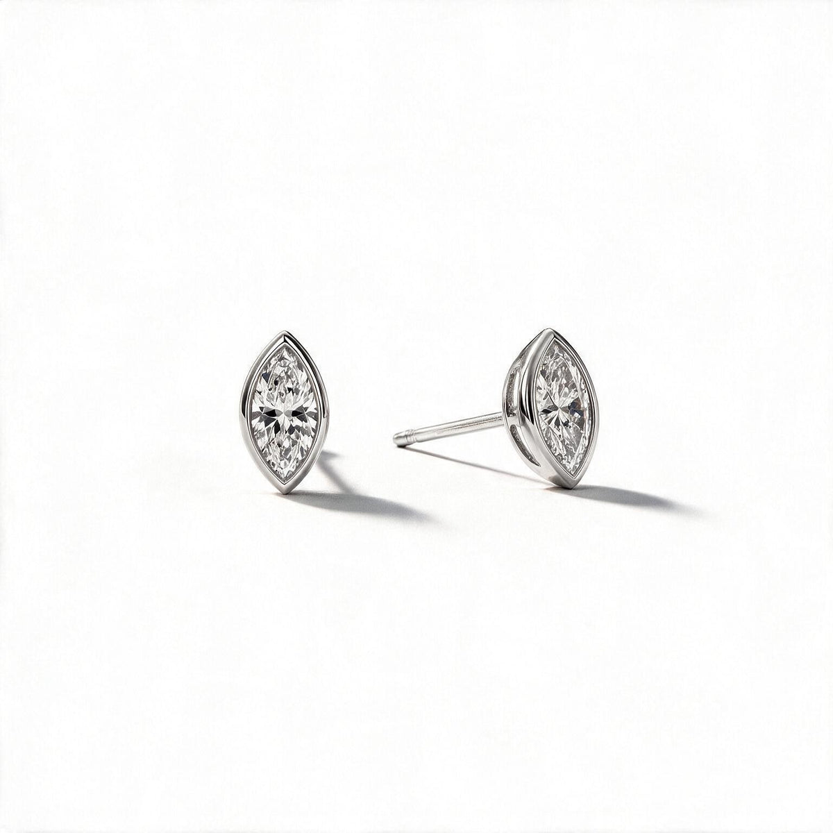 Vela Marquise Studs.
