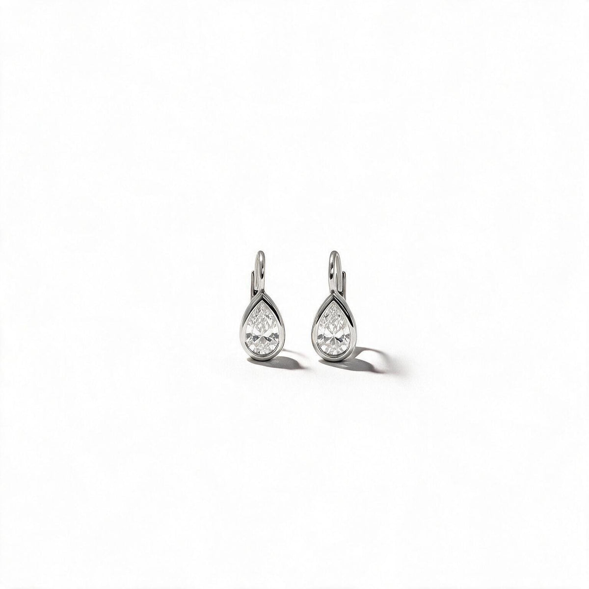 Elara Pear Bezel Drops