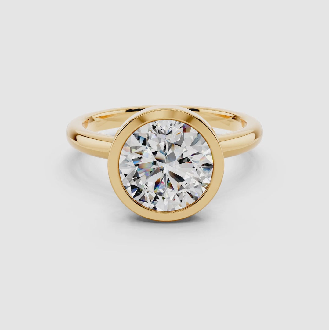 Oria Round Frame Ring