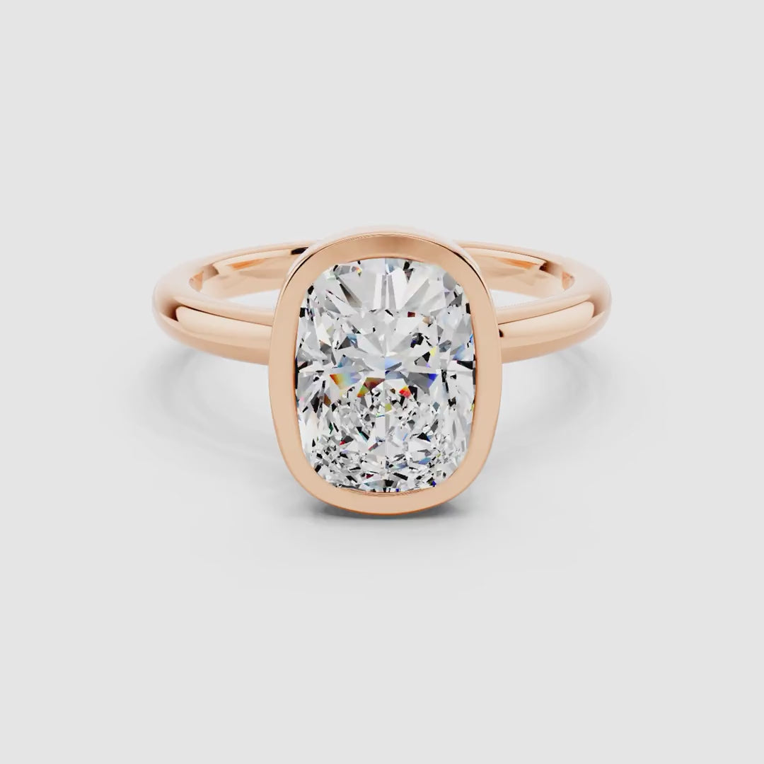 Aurelia Elongated Cushion Frame Ring