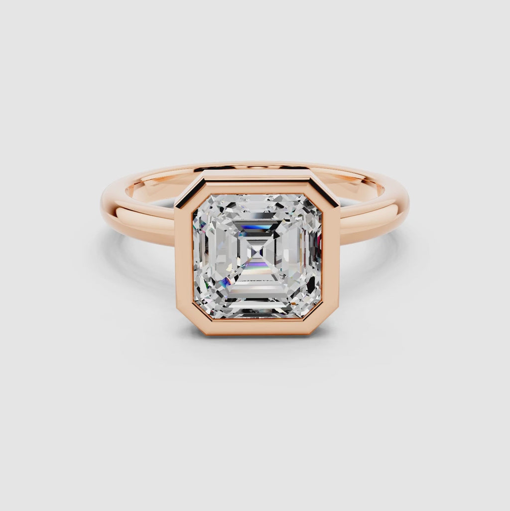 Avera Asscher Frame Ring