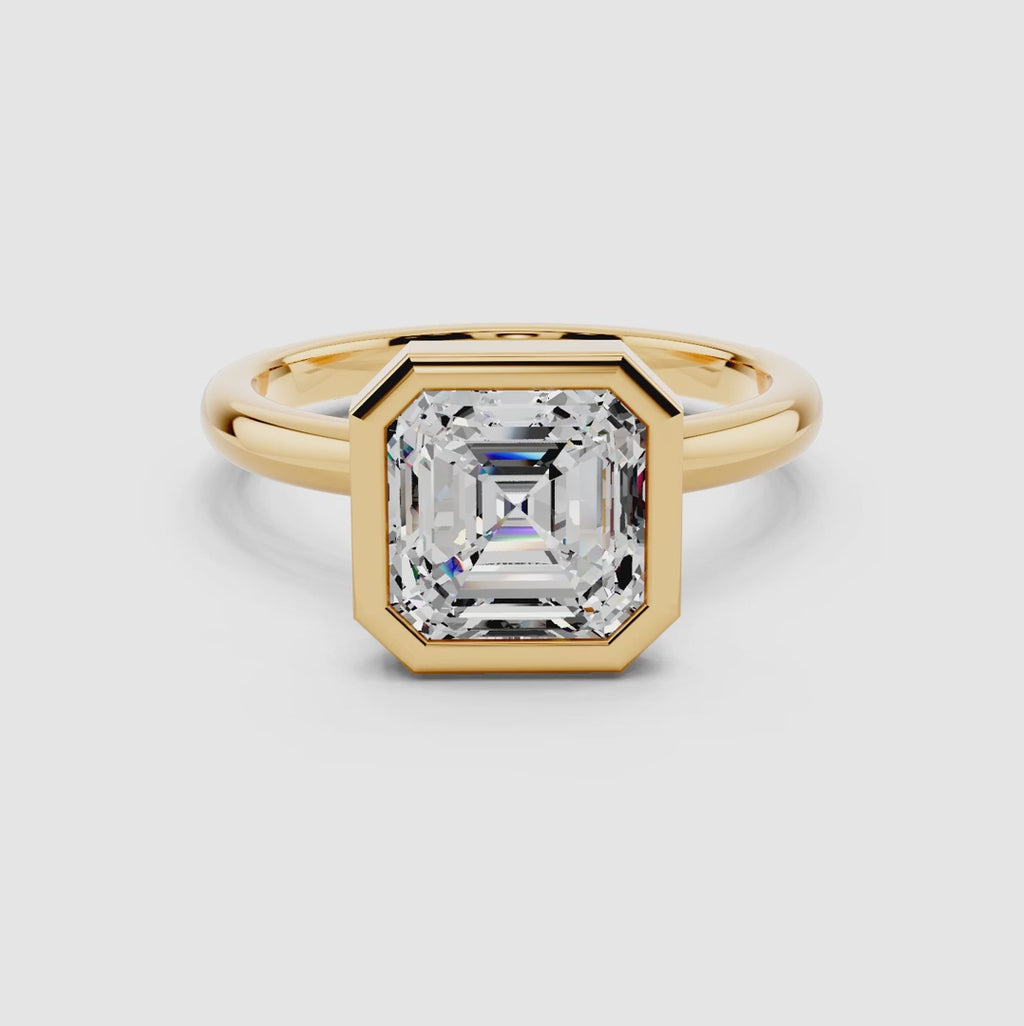 Avera Asscher Frame Ring