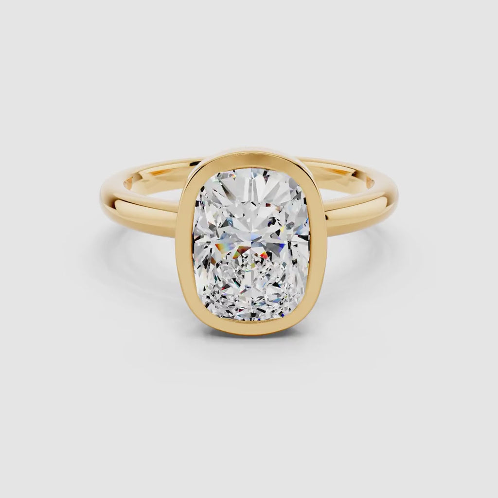 Aurelia Elongated Cushion Frame Ring