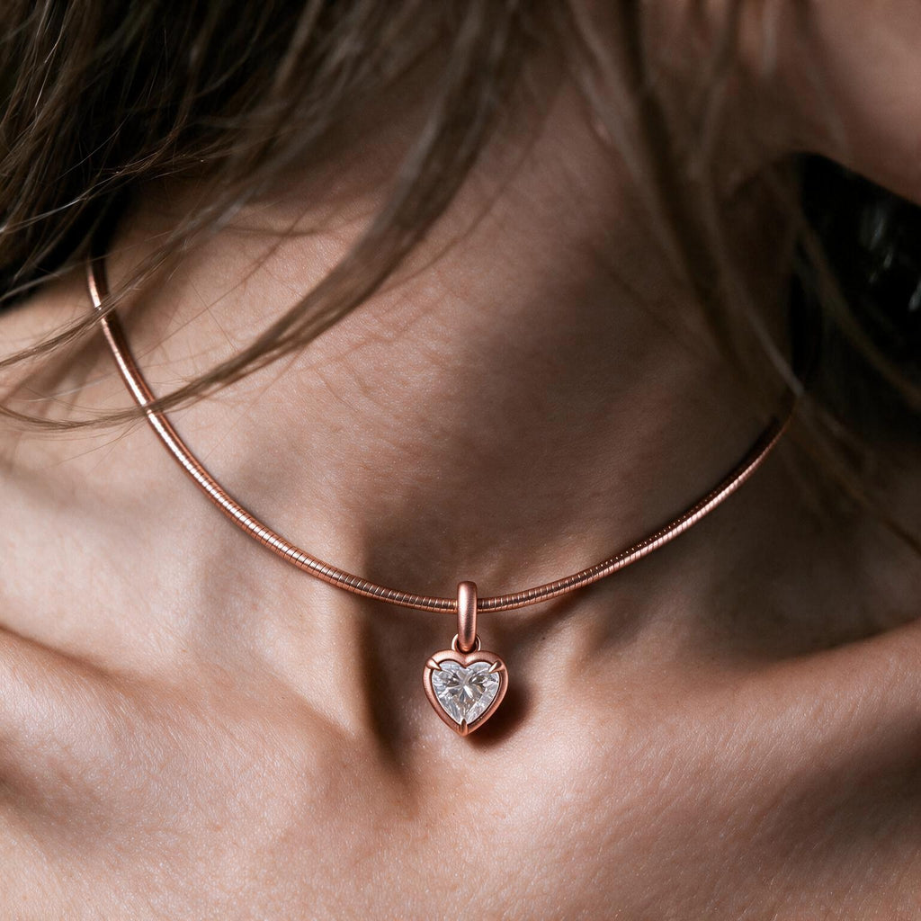Solara Round Solitaire Necklace