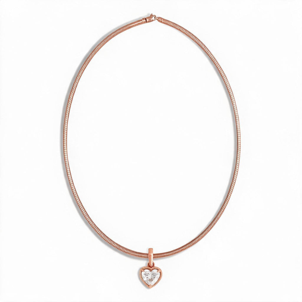 Solara Round Solitaire Necklace