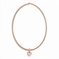 Solara Round Solitaire Necklace