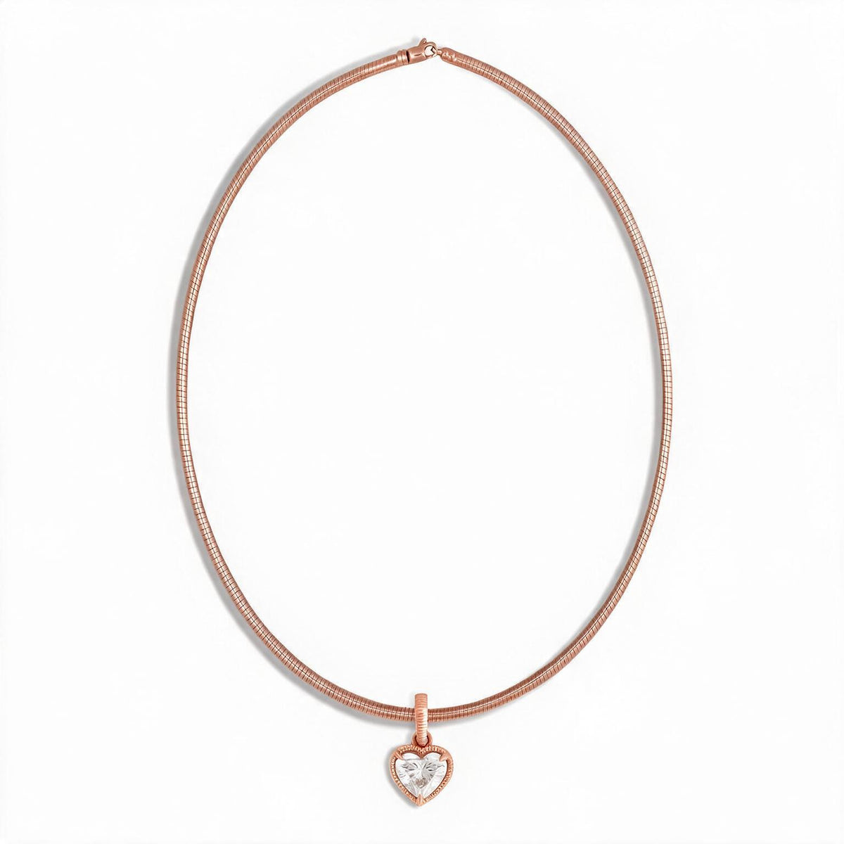 Solara Round Solitaire Necklace
