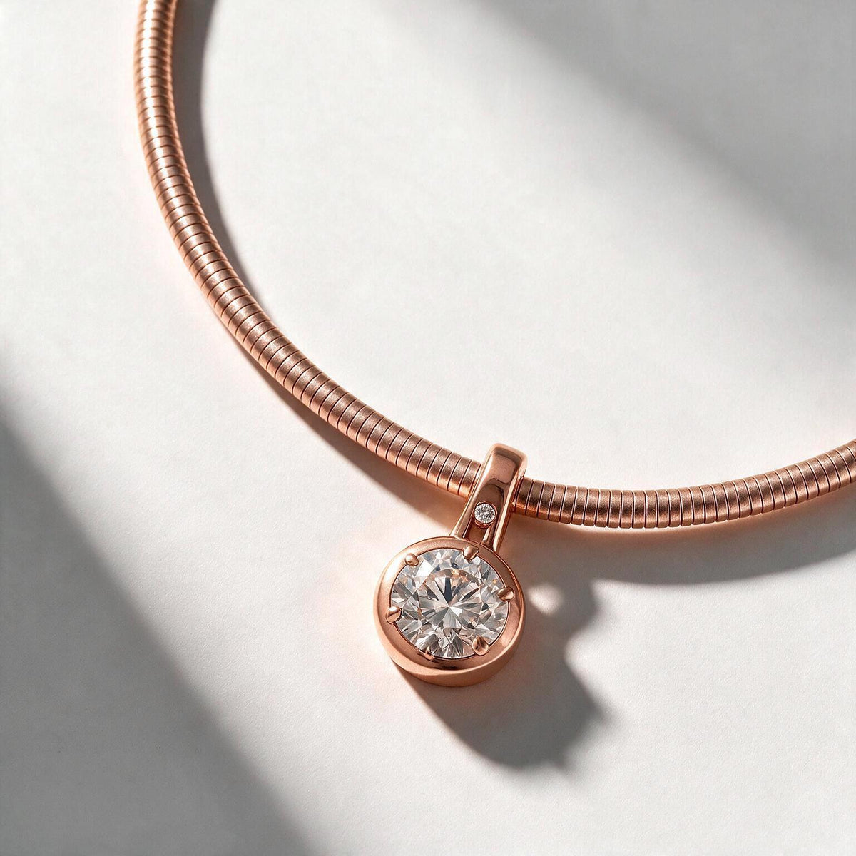 Aurelia Solitaire Necklace.