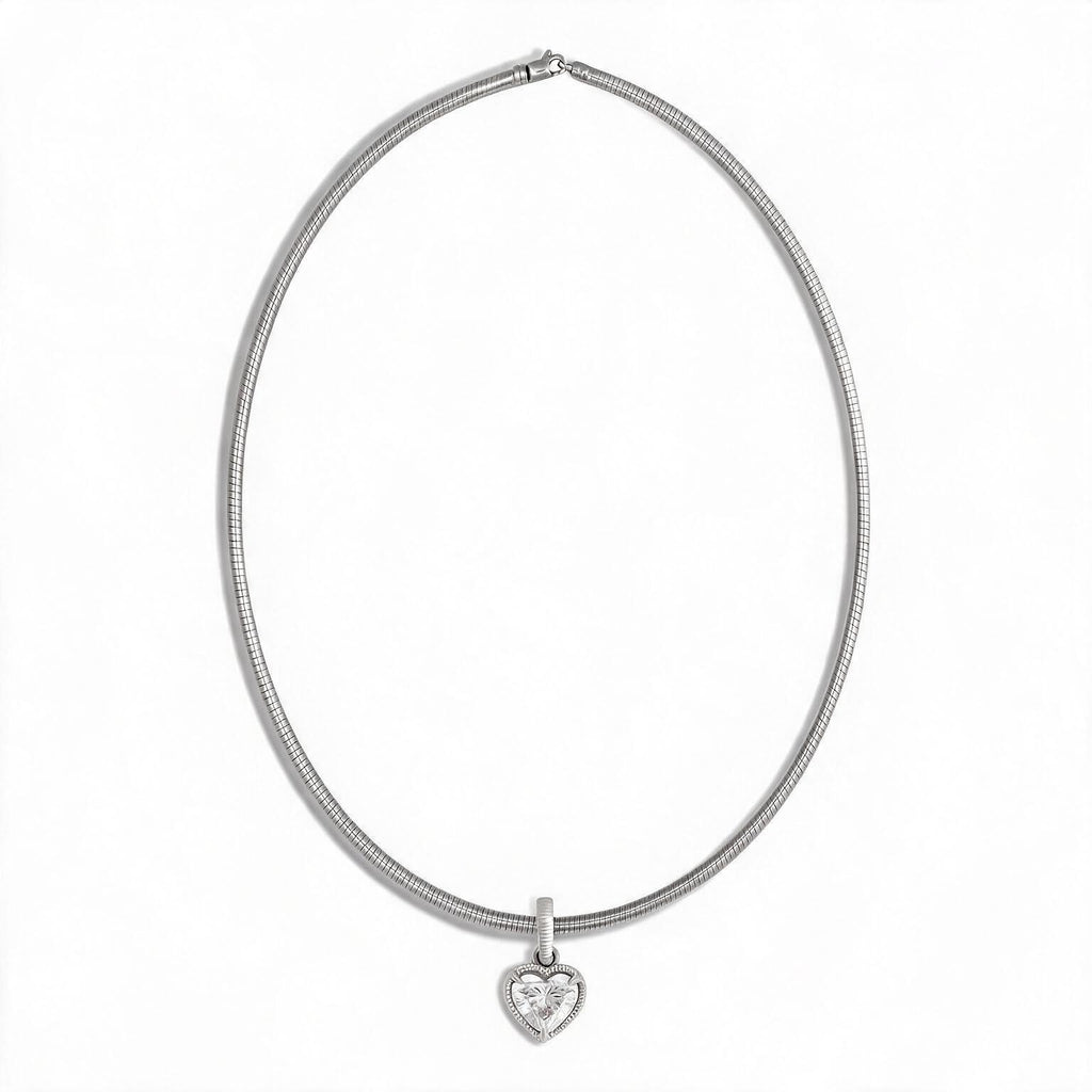 Solara Round Solitaire Necklace