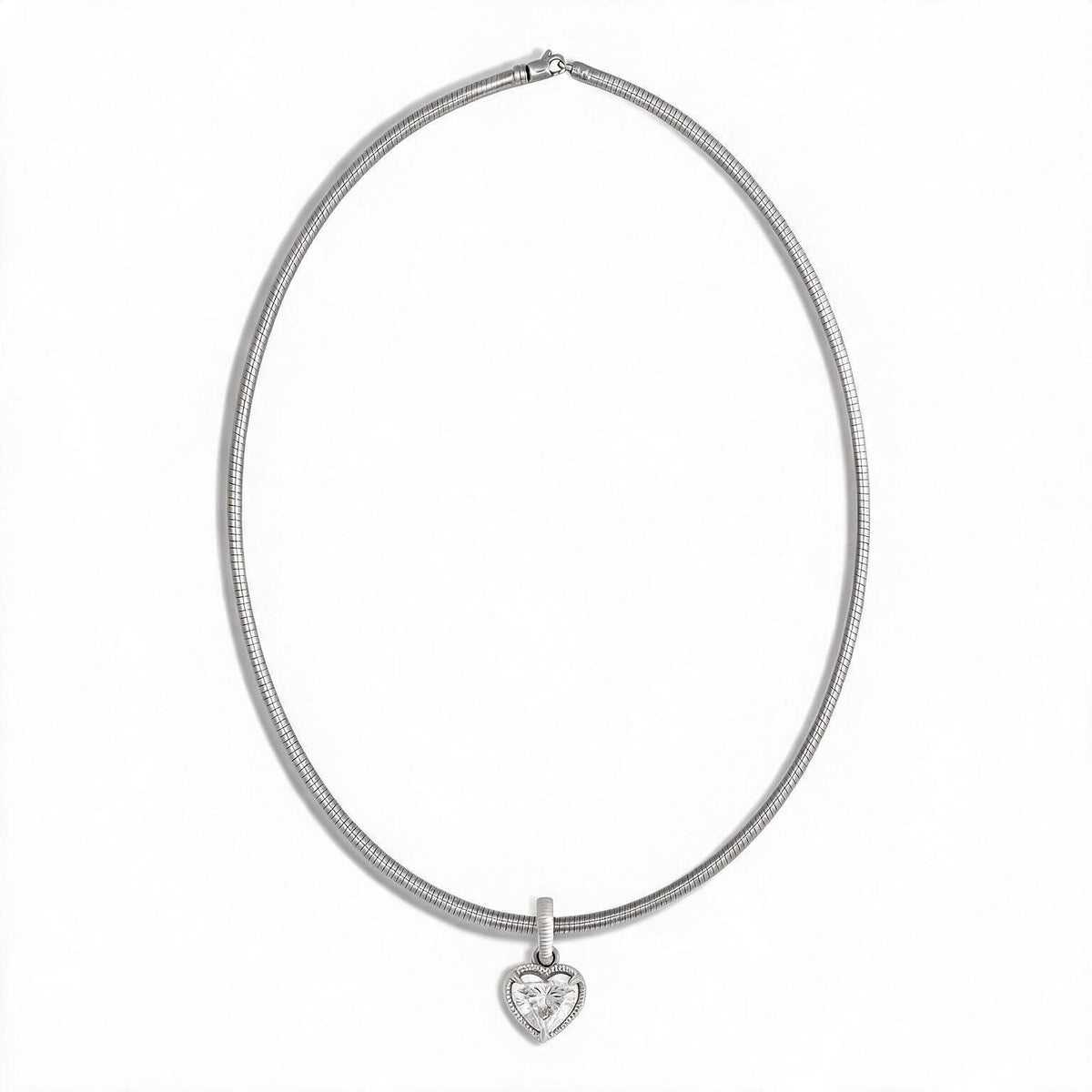Solara Round Solitaire Necklace