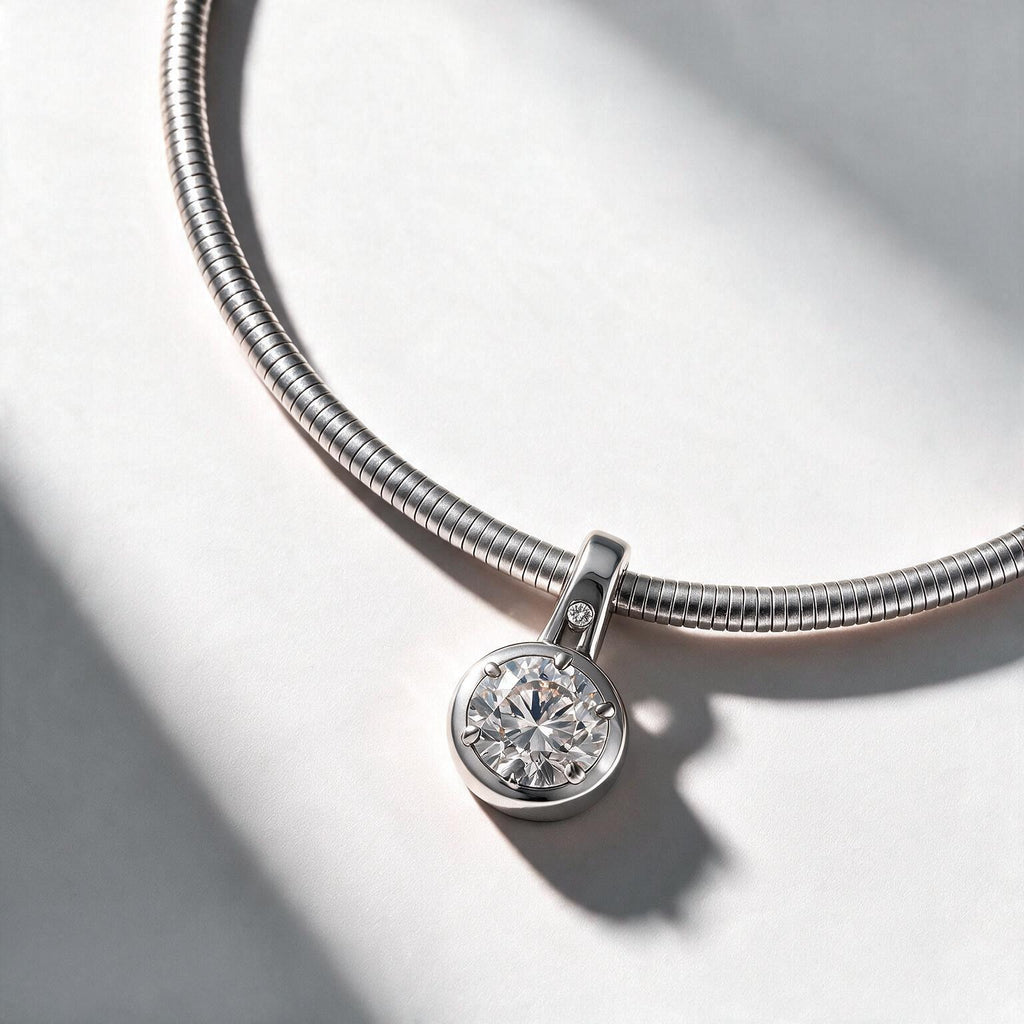 Aurelia Solitaire Necklace.