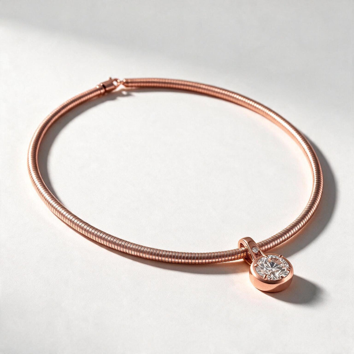 Aurelia Solitaire Necklace.