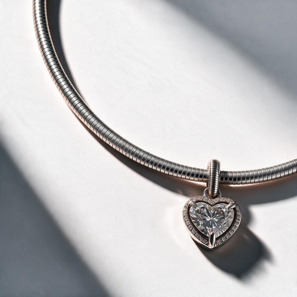 Solara Round Solitaire Necklace
