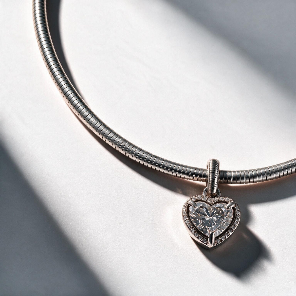Solara Round Solitaire Necklace