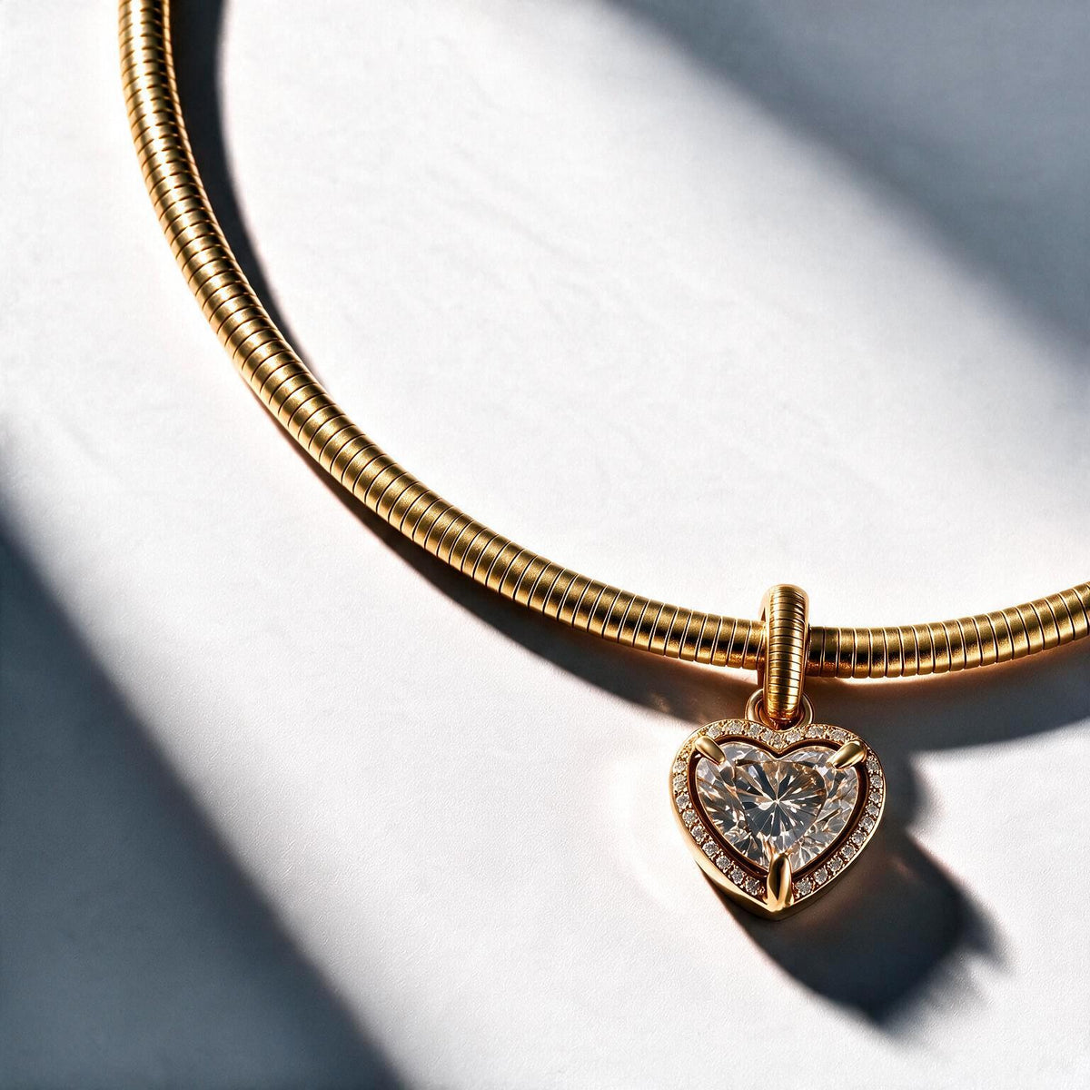 Solara Round Solitaire Necklace