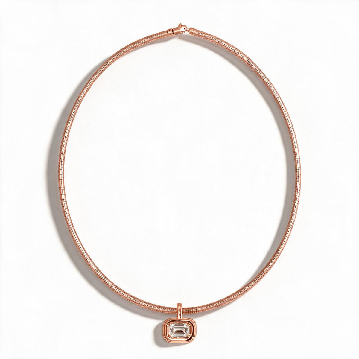 Veyra Emerald Frame Necklace